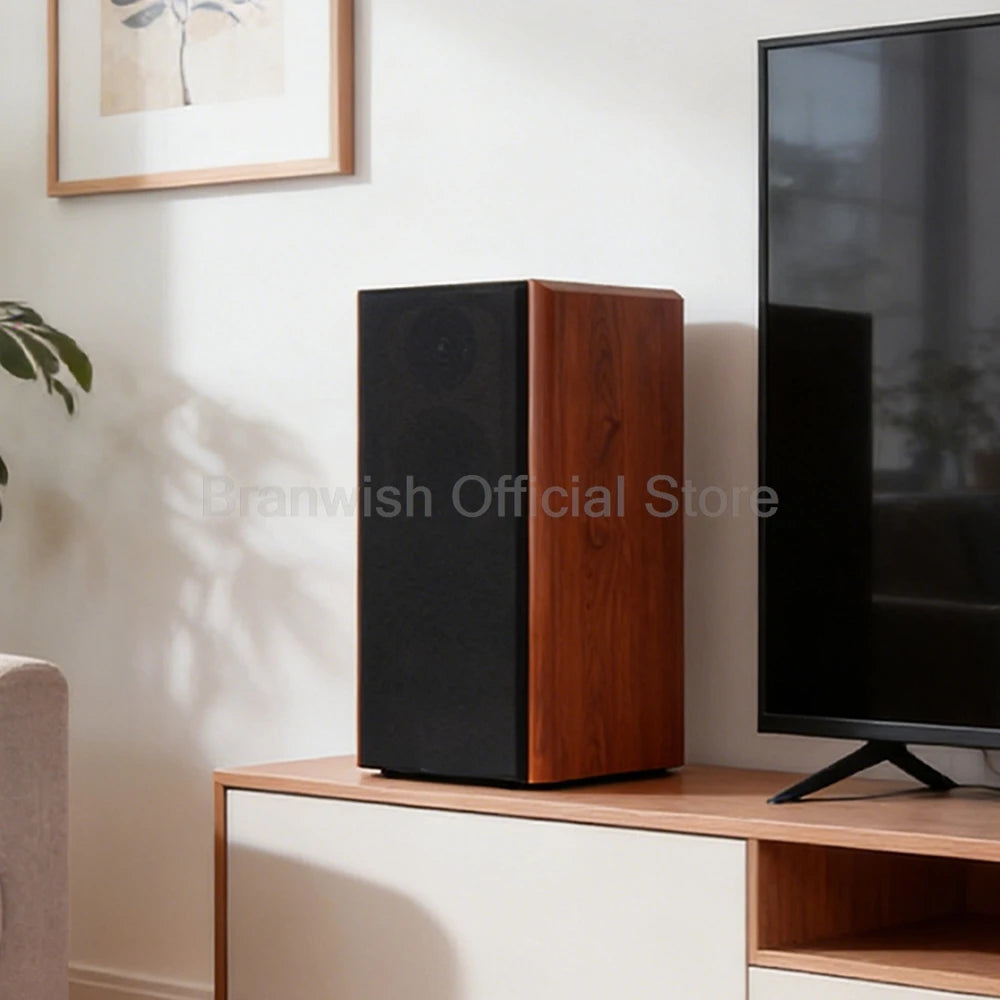 Hochleistungs-Passivlautsprecher, 8 Zoll, Standlautsprecher, 3-Wege-Heim-Audiosystem, 90 dB Empfindlichkeit, Hifi-Holzlautsprecher, ein Paar