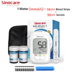 Sinocare Safe AQ pro Ⅰ Blutzuckermessgerät Glucometer Kit Diabetes Tester Medizinisches Blutzuckermessgerät oder nur Teststreifen Lanzetten