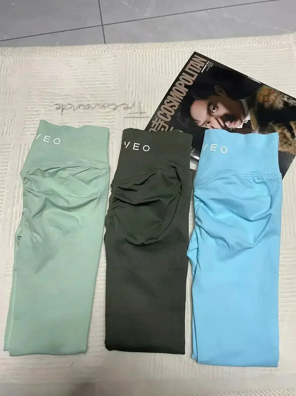 TEVEO – Atmungsaktive Fitness-Leggings für Damen, hochwertige Yoga-Hosen, hochelastische Radlerhosen