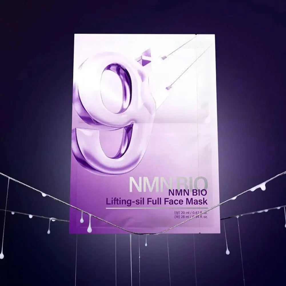 Korea Numbuzin NO.9 NAD+ BIO Skincare Set - Lifting-sil Full Face Mask, NMN BIO Time Reversing Essence, Retinol Eye Cream