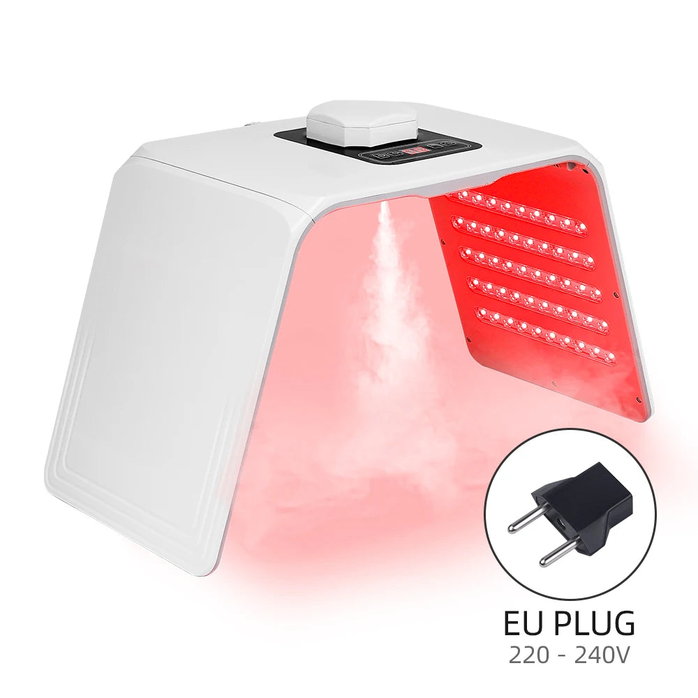 7 Farben LED Photon Schönheitsmaske Hautbefeuchtung Nano-Spray Gesicht & Körper SPA Hautpflege LED Gesichtsmaske