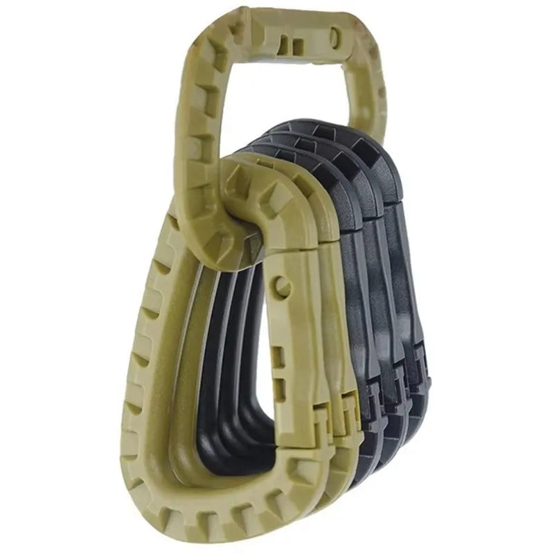 1/2/3/4/6pcs Taktischer Karabiner Karabinerhaken Karabiner Clip Kunststoff Kadett Wandern Camping