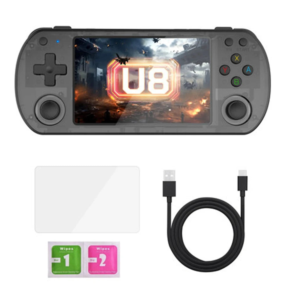 U8 Retro Handheld Spielekonsole Linux System 4.0 Zoll IPS Bildschirm R35s Pro Tragbarer Taschen-Videospieler