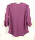 2024 Qualität Heißer Verkauf Plus Size Tiefer V-Ausschnitt Damenbluse Chiffon Coole lockere Hemd Mode Freizeit Damen Tops Sexy Reißverschluss Pullover