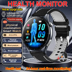 2026 Neue Smartwatch NFC EKG+PPG Blutsauerstoff Harnsäure Blutdruck Saphir Smartwatch Herren für Android iOS Smartwatch Herren
