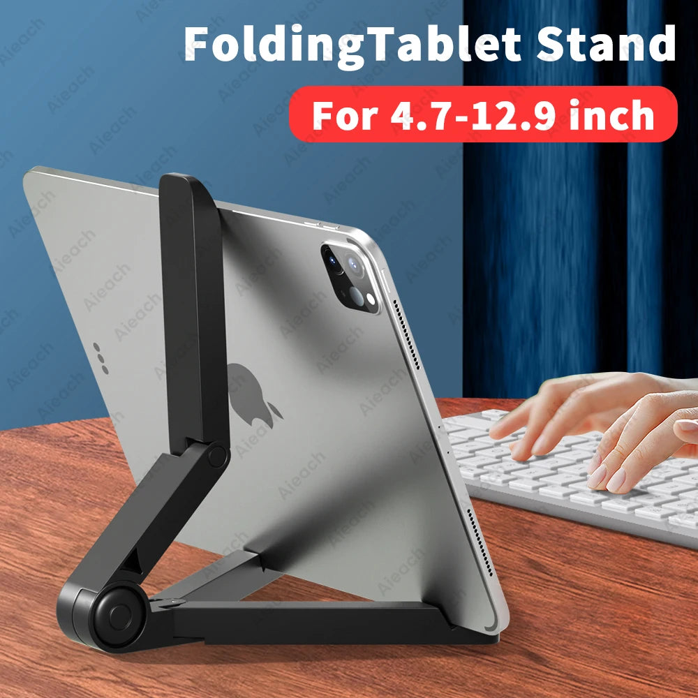 Portable Monitor Stand & Tablet Stand Holder Adjustable, Foldable, For 7 to 12 Inches Most Tablets, Kindle Fire and Smart Phones Hauptbild