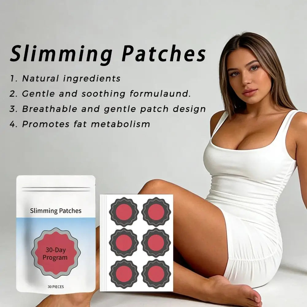 Patches | 30Stk. 1-10 Beutel Abnehmpflaster, wissenschaftliche Formel zur Appetitkontrolle, Unterstützung beim Gewichtsmanagement, Aufkleber zur Körperpflege