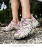 2025 Hiking Shoes Men Women Mesh Sneakers Breathable Fashion Mountain Shoes Boy Spring Autumn Summer Work Shoes Outdoor Trekking