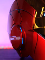 Neuer AutoKing 1:1 Mk5 Iron Man Helm Cosplay Sprachsteuerung Augen mit Licht Modell Spielzeug für Erwachsene Elektrisch tragbar Weihnachtsgeschenk