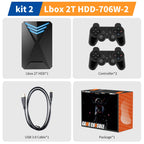 JMachen Hyper Base Lbox Retro-Spielekonsole für PS4/PS3/Switch/PS2/Wii/WiiU/PS1 Launchbox 2TB Gaming-HDD mit über 4200 PC-/3D-Spielen