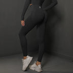 Allure The Brand Damen Scrunch Nahtlose Leggings Nahtlose Pfirsich-Hüft-Trainings-Yogahosen Damen-Sport-Laufhosen Gesäß Körperbetont