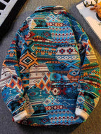 Frühlings- und Herbstjacke für Herren im neuen Ethno-Stil mit Aufdruck, hochwertige, stilvolle Trendjacke