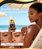 LKIAE Sonnencreme, Breitspektrum LSF 50, UVA/UVB, leicht & nicht fettend, Sonnenschutz, für Gesicht, Körper, nicht komedogen, 60ml