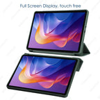 Silikonhülle für Xiaomi Redmi Pad 2 11 Zoll 2025, ultradünne dreifach faltbare Ständer PU-Leder Schutzhülle, Auto Schlaf-/Weckfunktion