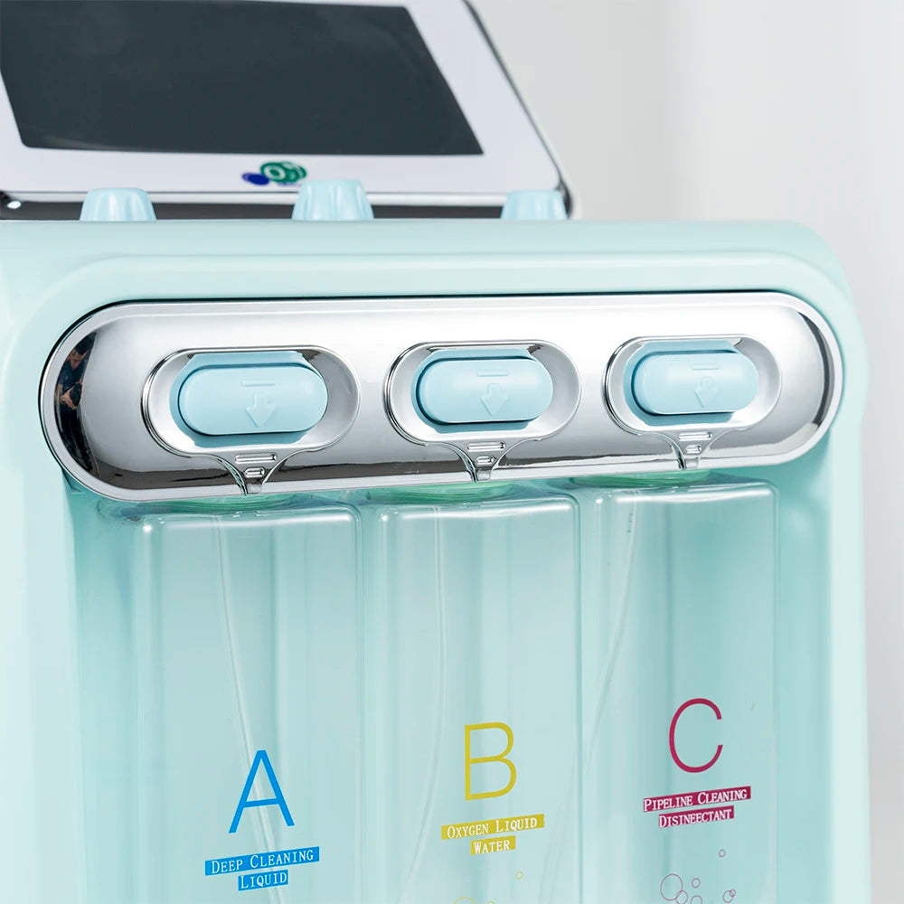 7-in-1 Dermabrasions-Peeling-Spa-Gesichtsmaschine Hautverjüngung Hydro-Dermabrasion Hydro-Aqua-Gesichtstiefenreinigung Hautpflegegerät