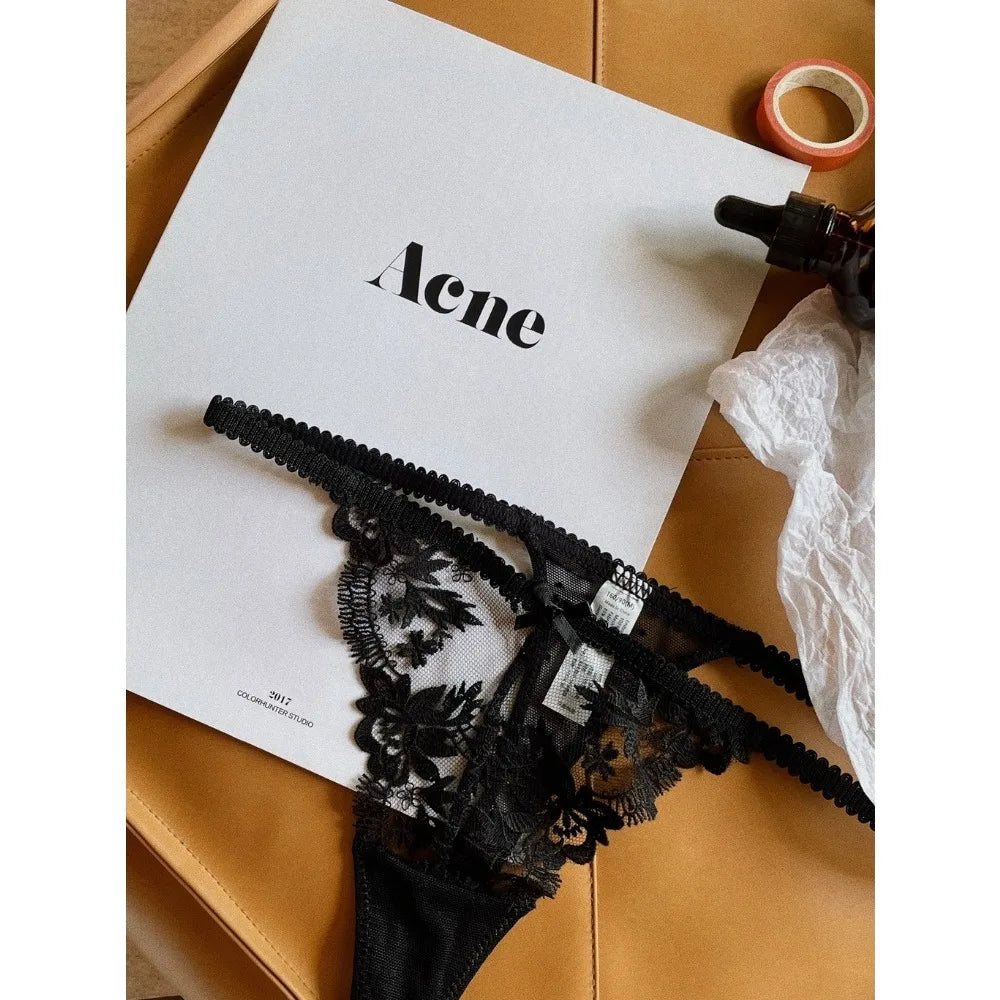 Heißer Verkauf Französisches sexy Dessous-Set für Damen, ultradünner transparenter BH und Höschen-Set, besticktes Spitzen-Form-Camisole-Unterwäsche-Set