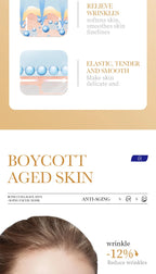 10 Stk. Kollagen Anti-Falten Gesichtsmaske Anti-Aging Mildert feine Linien Strafft die Haut Feuchtigkeitsspendend Aufhellend Hautpflege Koreanische Kosmetik