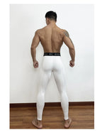 Herren Eng Anliegende Kompressionshose Schnell Trocknende Sportbekleidung Lauftights Herren Leggings Fitness Training Sexy Sport Gym Leggings