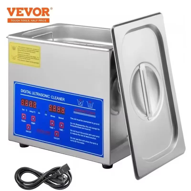 VEVOR Ultrasonic Cleaner Ultrasound Cleaner Portable Ultrasound cleaning Machine Multifunction 1.3L-30L Diswasher Home Appliance Hauptbild