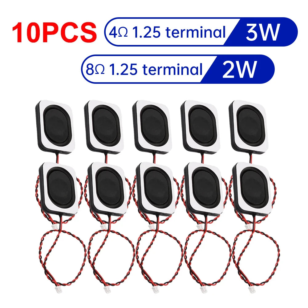 1-10 Stück 4 Ohm 3W / 8 Ohm 2W Lautsprecher Quadratisch Kleiner Resonanzraum Notebook Computer 3525/2535 Ultraleichte Box Lautsprecher Hauptbild
