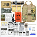 RHINO RESCUE-SE IFAK Trauma Erste-Hilfe-Set, taktische medizinische Tasche für Auto, Zuhause, Reisen, Wandern und Camping, Notfall-Überlebensausrüstung