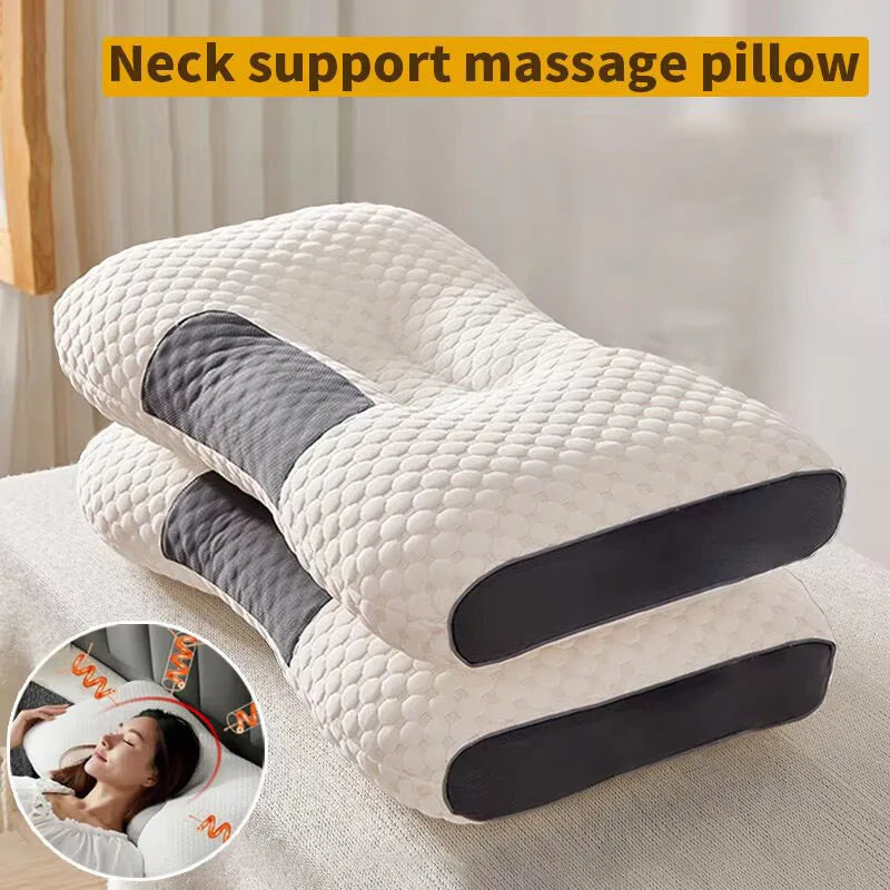New Neck Pillow Help Sleep And Protect The Neck Cervical Orthopedic Soybean Fiber Massage Household SPA Pillow For Sleeping Main image