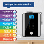 CAWOLO Alkalischer Wasserionisator PH-Wassergerät Alkalischer Wasserspender 11 Platten Platinbeschichtung Alkalischer Wasserionisierer