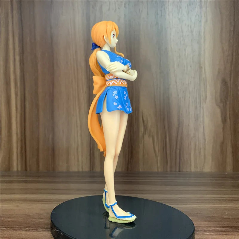 Neue One Piece Figur Ninja Nami PVC Figuren OP Tama Luffy Yamato Kaidou Zoro Sanji Usopp Law Newgate Modell Geschenk Spielzeug