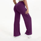 SoftMotion Damen Leggings Gerade Beine Mittlere Taille Yoga-Hose GYM-Leggings Naked Feel Pilates Laufhose Sporthose