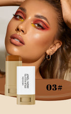 Bronze Foundation Stick Serum-verstärkte Hauttönung Seidige Textur Feuchtigkeitsspendende Deckkraft Concealer Base Ebenmäßiger Hautton Make-up