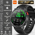 2026 Neue T-Rex 3 Ultra 1100mAh Smartwatch 5ATM Wasserdicht Outdoor Sport GPS Track Herzfrequenz Kompass Bluetooth Anruf Smartwatch