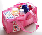 Tragbare Wickeltasche Flaschenaufbewahrung Multifunktionale separate Tasche Windel Umhängetasche Babytasche Windel-Organizer