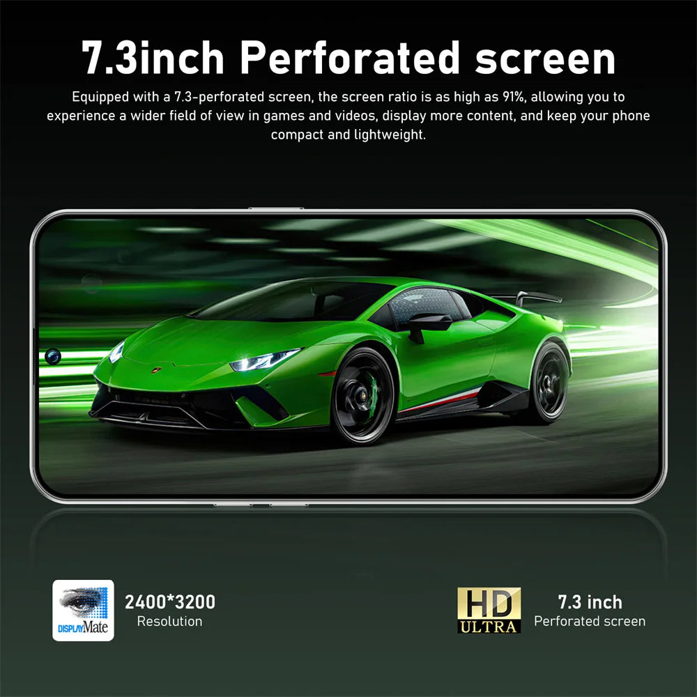 Neues Smartphone 5G 7.3HD für M17 Pro Max Dual-SIM-Karte 22G+2TB Günstiges Handy Android Smart Mobile Phones Entsperrt 8000mAh