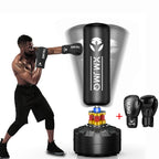 Stehender Boxpfosten mit Handschuhen, Sandsack für Kampftraining zu Hause, Boxsack mit Saugnapf, Weihnachtsgeschenk für Sportler