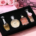 Marken-Geschenkbox 4-teiliges Set Parfüm Damen Parfum Femme 100ml Frischer natürlicher Blumenduft Spray Feminino Parfums De Mujer Originales