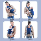 Baby Going Out Safety Carrier Sling Multifunctional Shoulder Baby Carrier Four Methods Front and Back Versatile for All Seasons