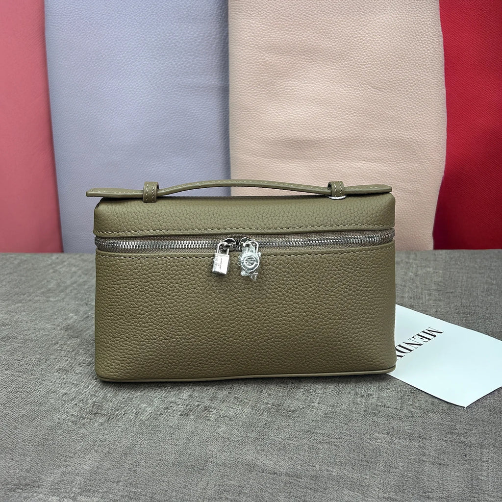 Neue Handtasche aus echtem Leder LP19 für Mobiltelefone für Damen. Exklusiv für Damen, mit luxuriösem Design und kompakter und exquisiter Optik.
