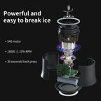 Neuer tragbarer Mixer 600ML Elektrischer Entsafter Fruchtmixer 4000mAh USB wiederaufladbarer Smoothie Mini Mixer Persönlicher Entsafter farbenfroh