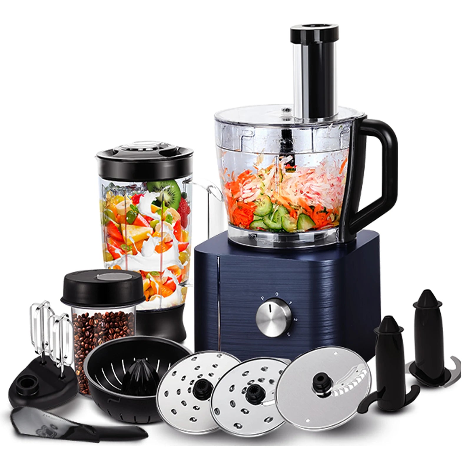 1300W Multifunktions-Küchenmaschine 3.5L Kneten 1.5L Mixer Zitruspresse 11 Professionelle Zubehörteile Mahlen/Hacken/Schneiden Hauptbild