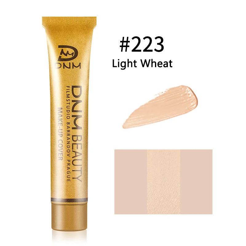 Full Skin Concealer Foundation Cream Professionelle Gesichts-Makel-Abdeckung, Augenringe, Tattoo-Kontur-Make-up, Flüssig-Concealer-Kosmetik