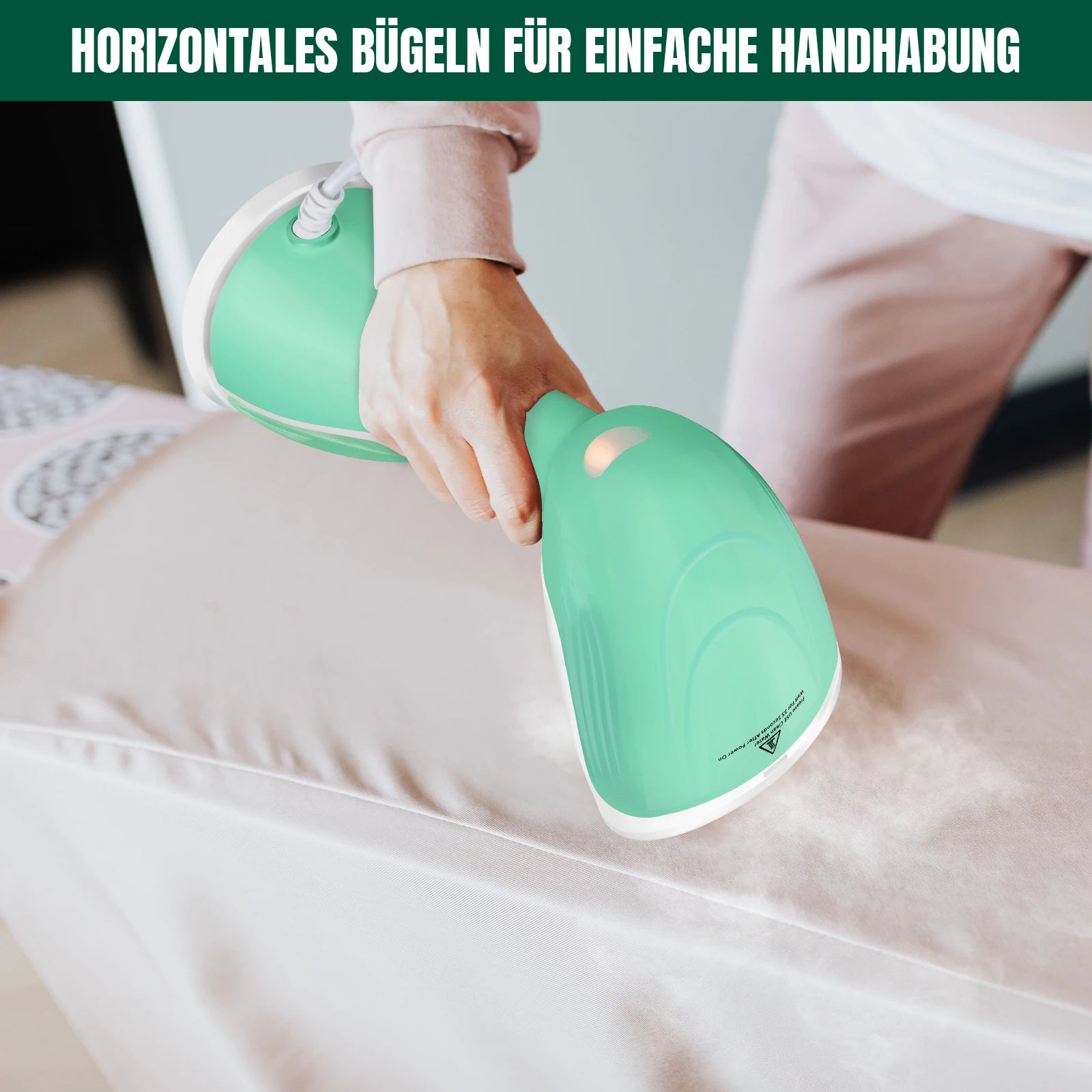 BRIEFNESS 2000W Handdampfer für Kleidung, 30s Aufheizzeit, Tragbarer Faltenentferner für Kleidung, Reise-/Heimgebrauch, Schnelles Dampfbügeleisen