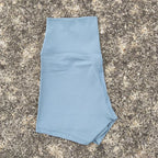 Sexy einfarbige Damen-Fitness-Sportshorts, hohe Taille, athletische Yoga-Shorts, Bein-Radfahren, umfassendes Training, Jogging, Squat-Proof