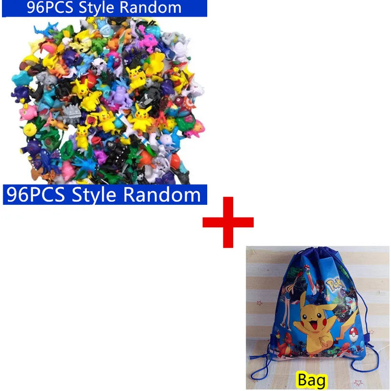 144 Anime Stil Actionfigur Modell Pokémon Figur Spielzeug Ornament Dekoration Sammlerstücke Spielzeug für Kinder Weihnachtsgeschenk