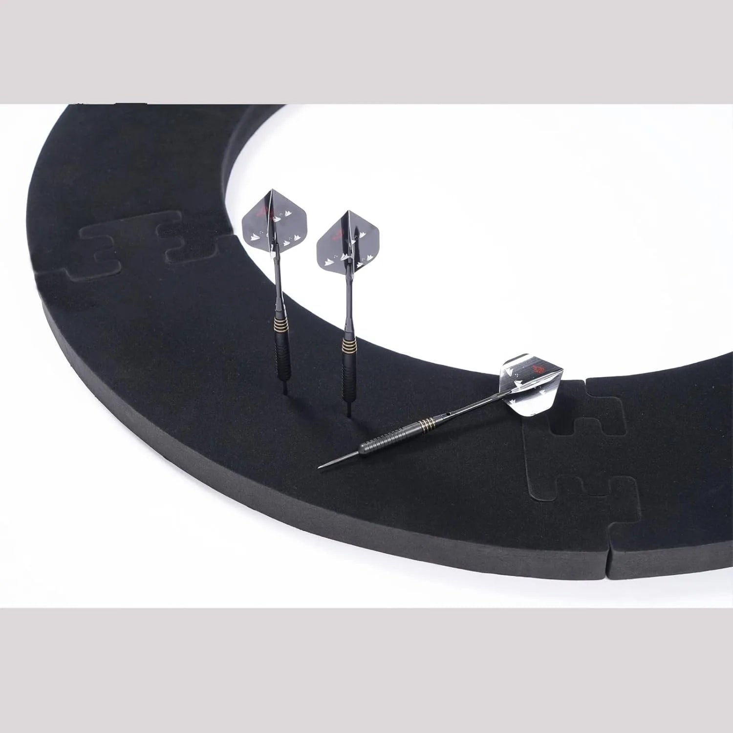 EVA Dartboard Surround Jigsaw Dart Board Protection Ring Leichtgewichtiger Wandschutzring für Dartscheiben Abnehmbarer Dartscheiben-Schutzring