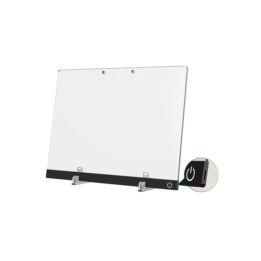 LED-Notiztafel-Nachtlicht mit 7 bunten Stiften DIY Acryl-Nachrichtentafel Kreatives Fluoreszierendes Mal- und Zeichenbrett