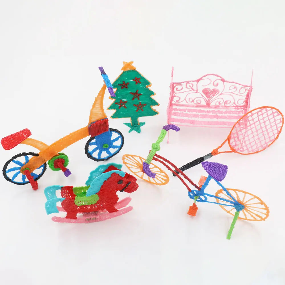 2026 Neue 3D-Druckstift DIY Dreidimensionale Malerei Kinderspielzeug mit LCD-Bildschirm Netzteil 200M PLA-Filament Spielzeug Geschenk