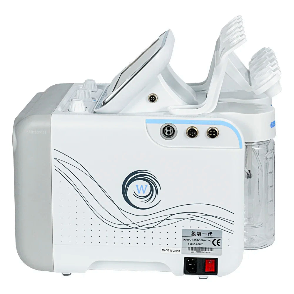 7-in-1 Wasser-Sauerstoff-Bläschen-Maschine professionelles Hydra Wasser Dermabrasions-Schönheitsgerät Gesichts-Spa-Hautpflege Hautreinigung