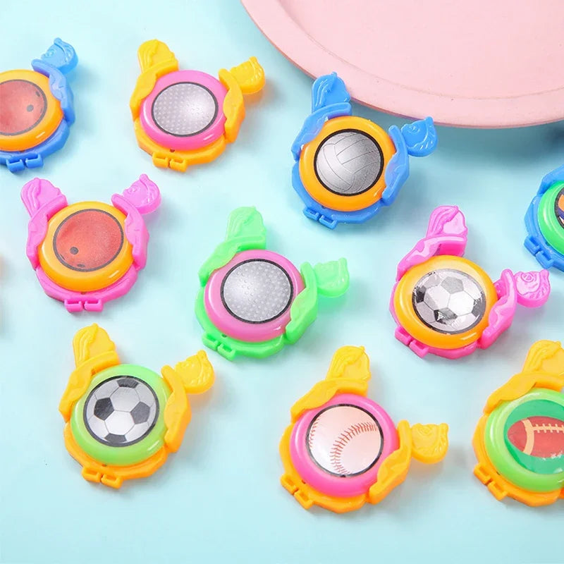5/10 Stk. Mini Fliegende Untertasse Handheld UFO Katapult Spielzeug für Kinder Geburtstagsfeier Gastgeschenke Schulbrettspiel