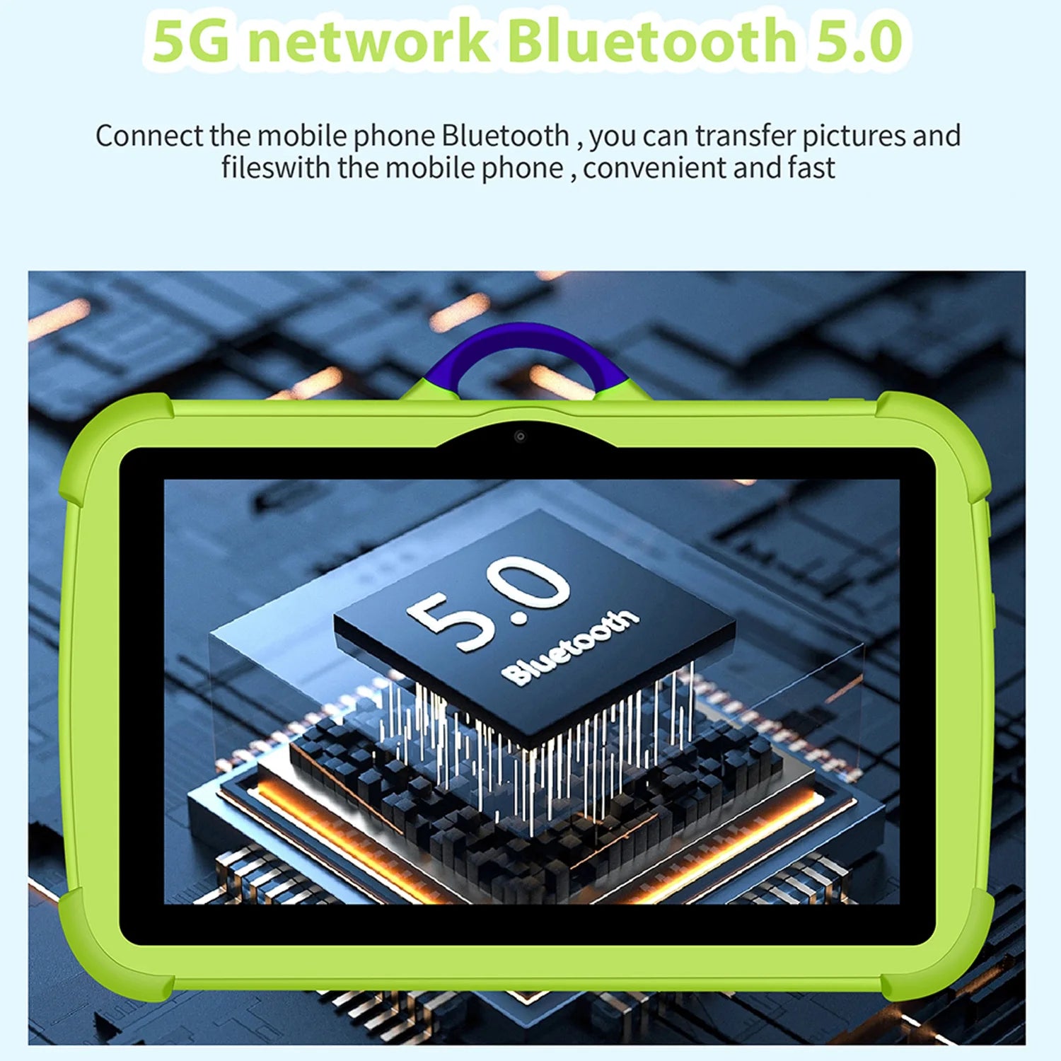 Neues 5G WIFI 7 Zoll Android Kinder-Tablet Quad Core 4GB RAM 64GB ROM Dual-Kameras Günstiges und einfaches Kindergeschenk Tablet PC
