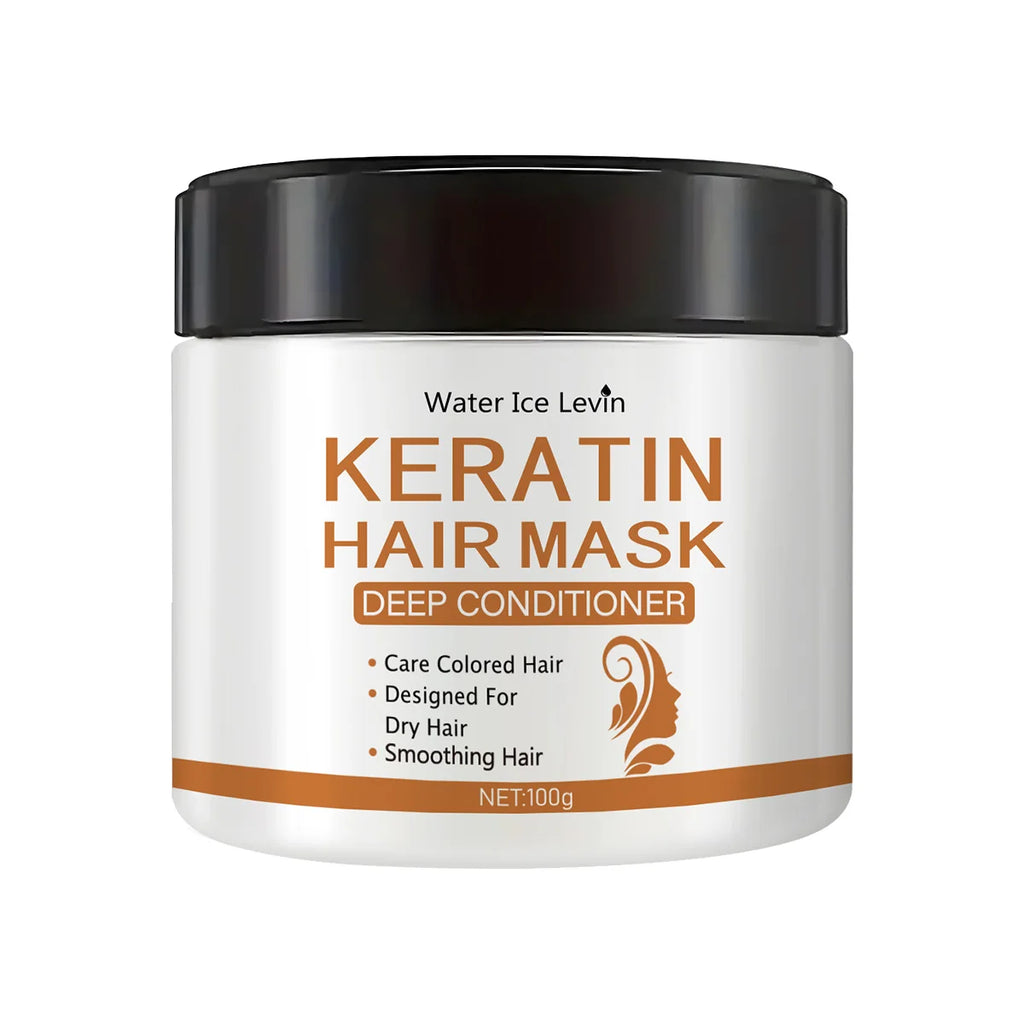 Magische Keratin-Haarmaske 5 Sekunden schnelle Reparatur geschädigtes krauses Haar weich glänzend glättend tief feuchtigkeitsspendende Haarpflege